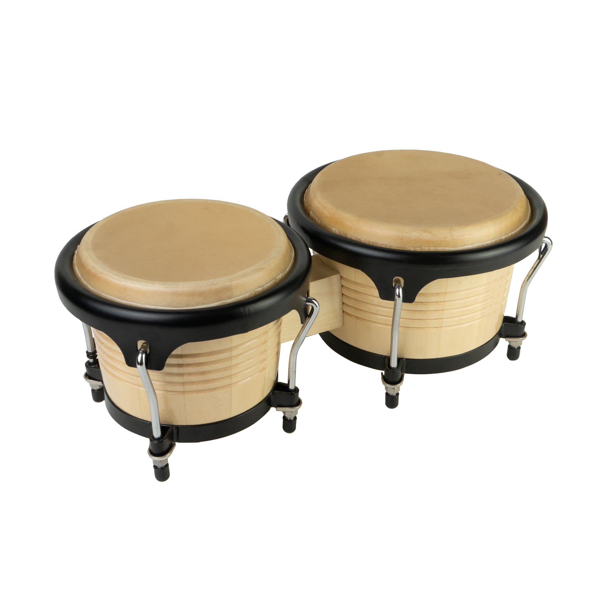 Bongo de madera Solida 7.5"x 8.5"- DJ-100 N