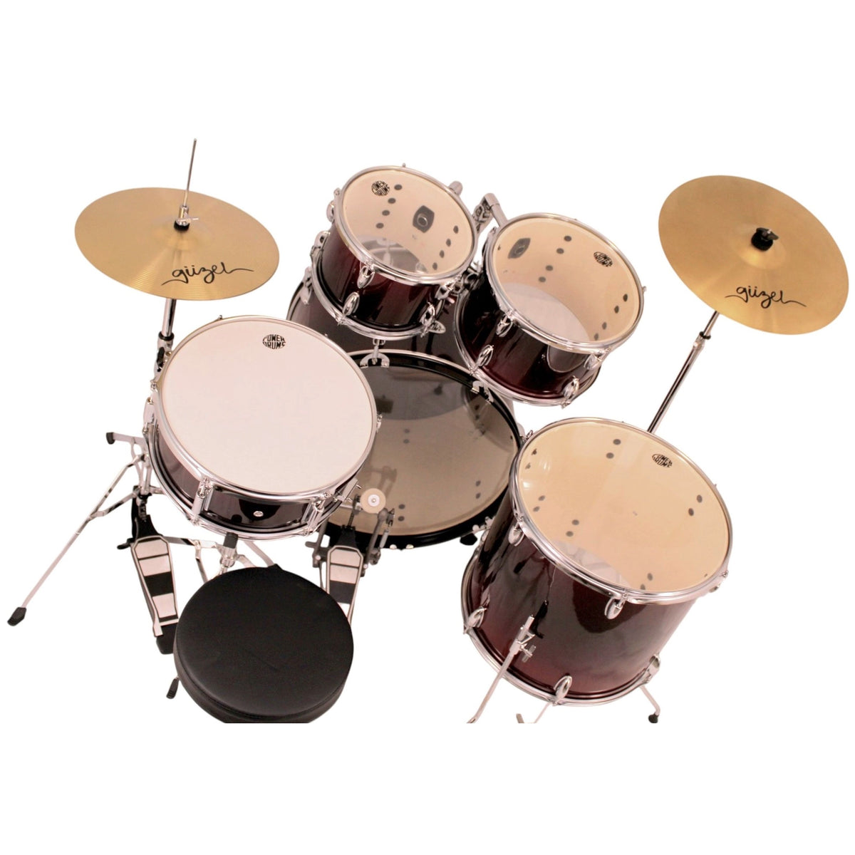 Set de batería acústica PowerDrums CPJ-5 FKR - Red