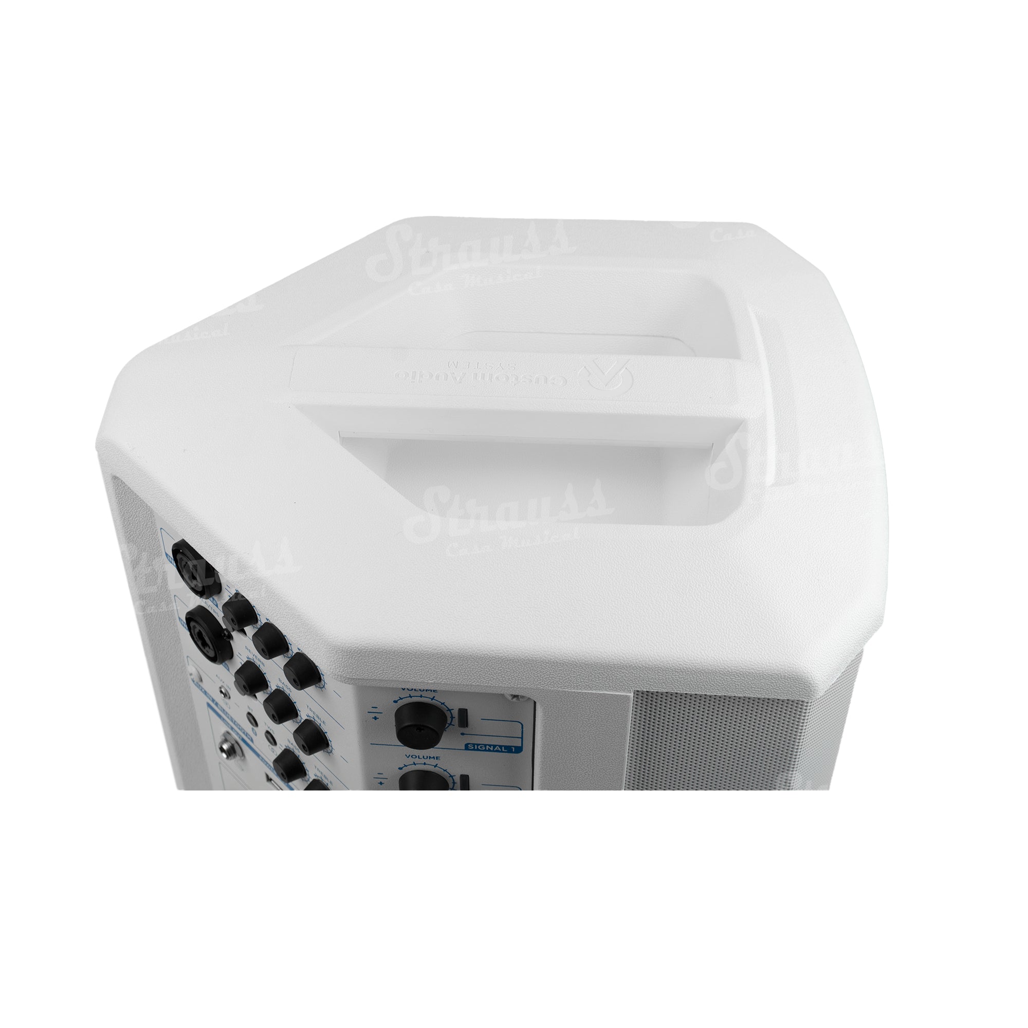 Custom Audio System Parlante Portátil - M4TW White