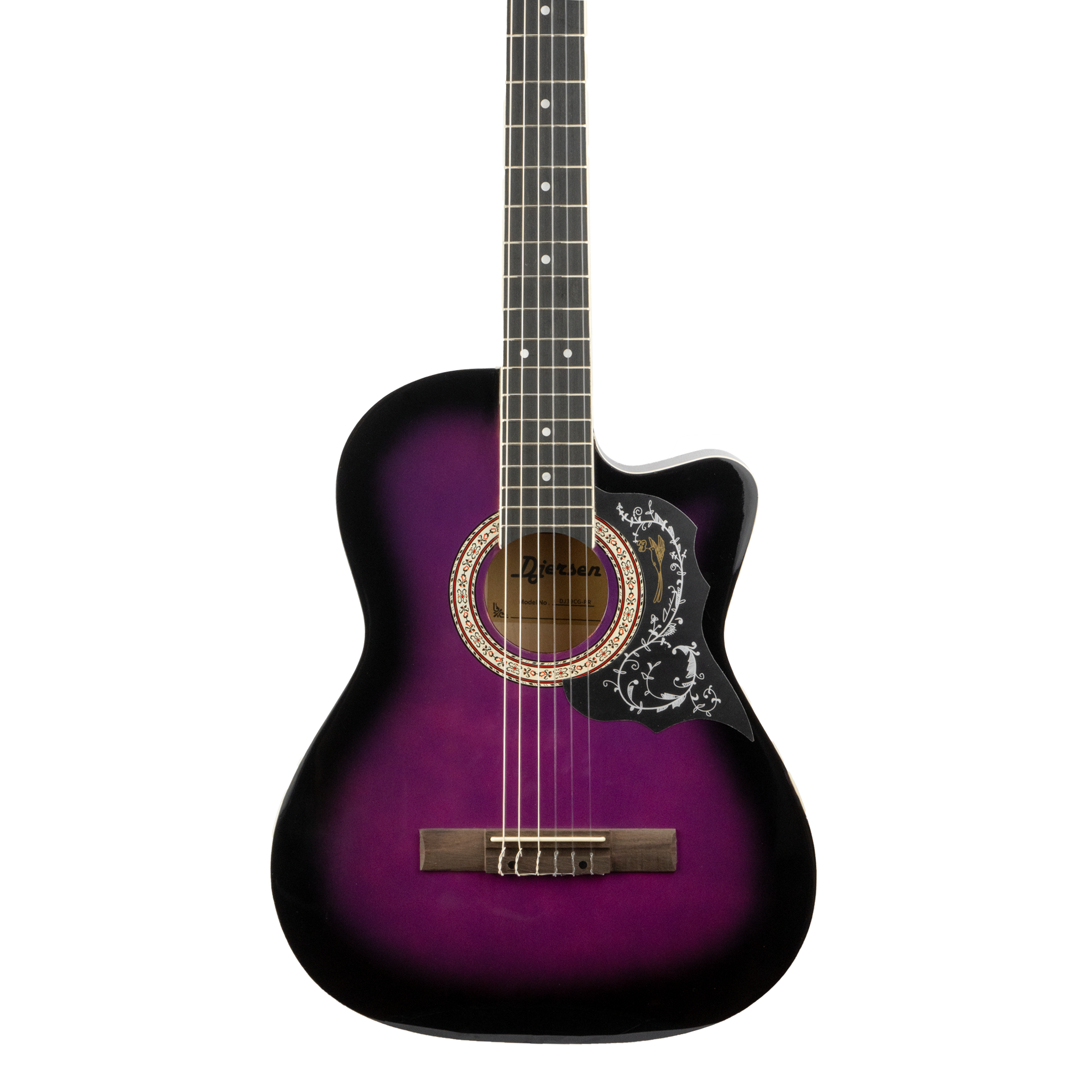 Guitarra Clásica con corte 39" Djersen - DJ39CG-PR