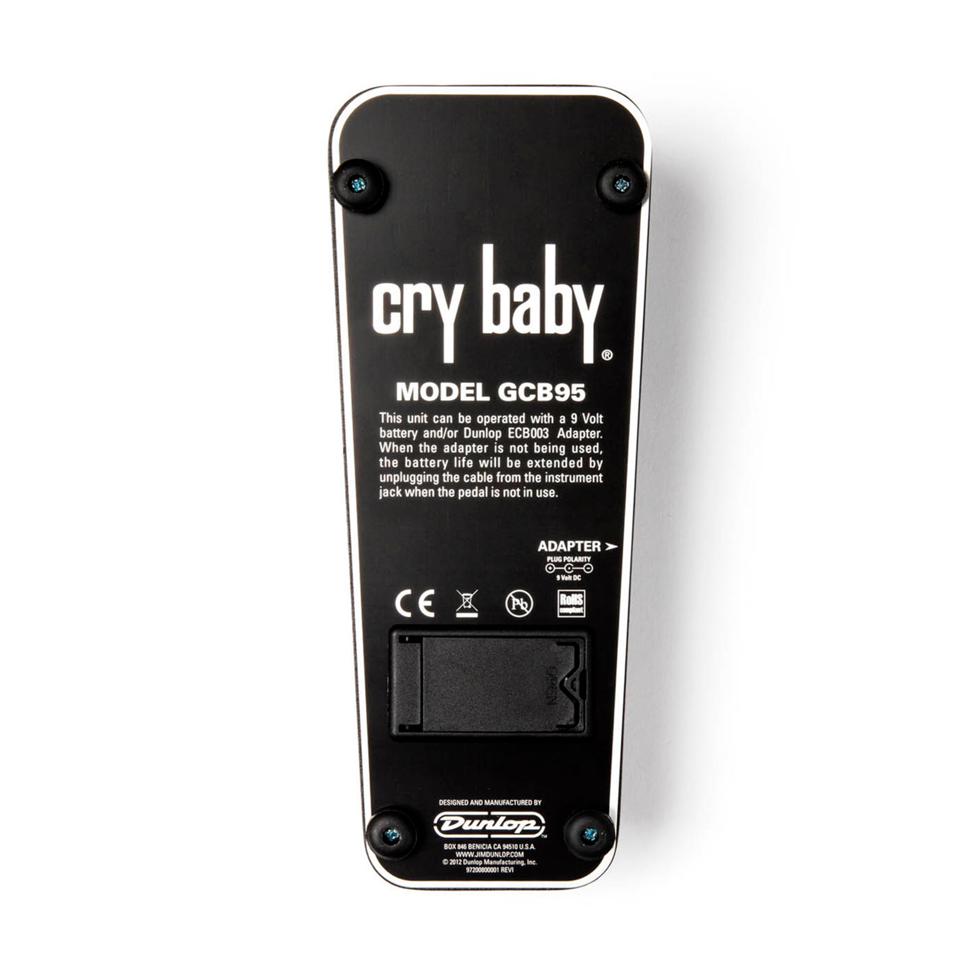 Pedal Cry Baby Standard Wah Dunlop - GCB95