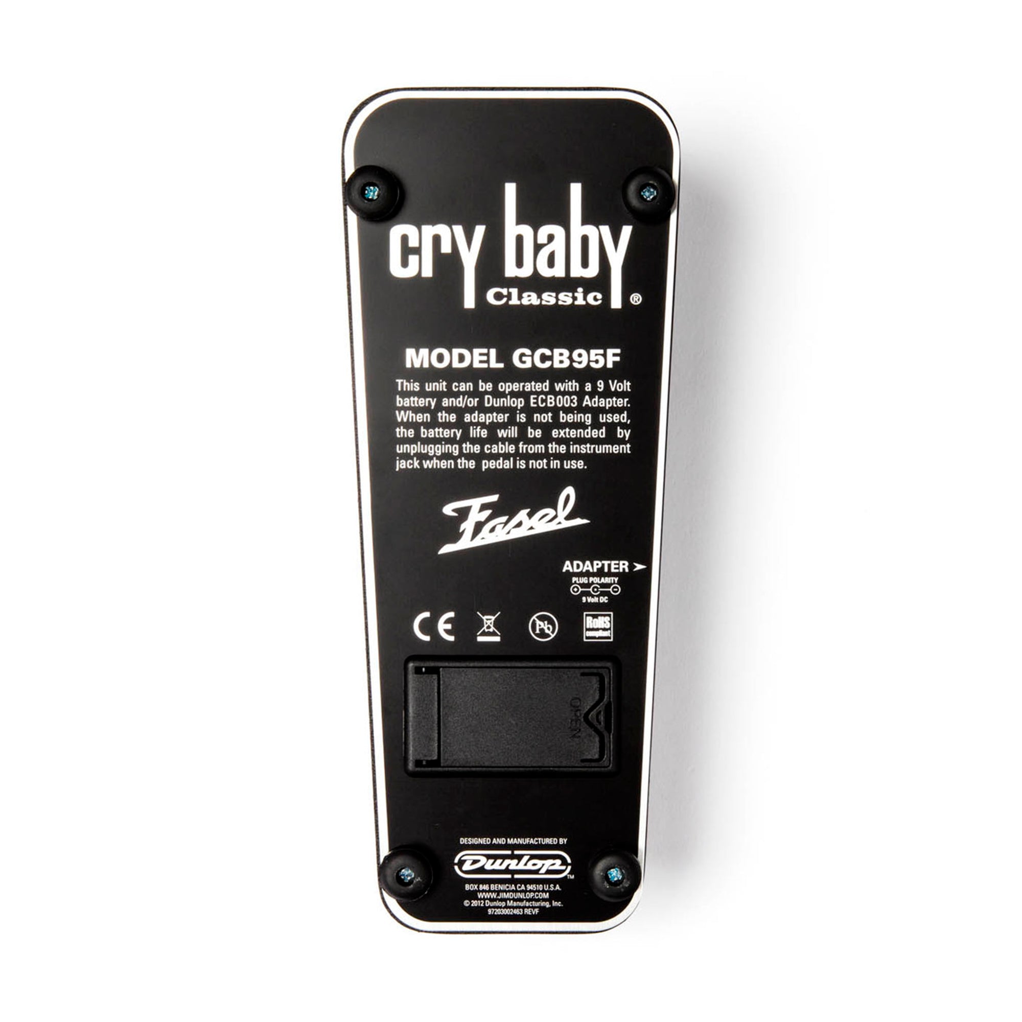 Pedal Cry Baby Classic Wah Dunlop - GCB95F