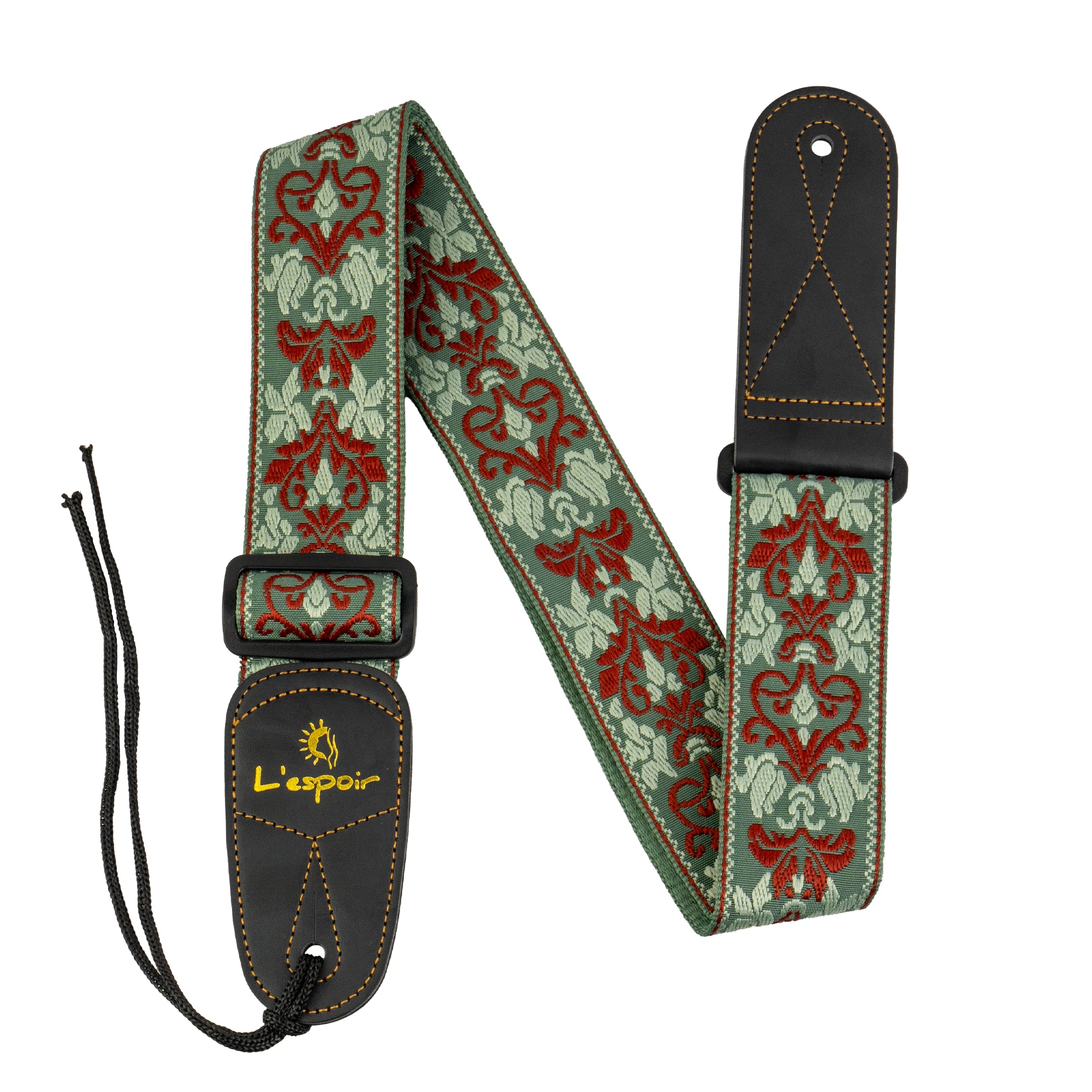 Correa para Guitarra/Bajo Lespoir color verde