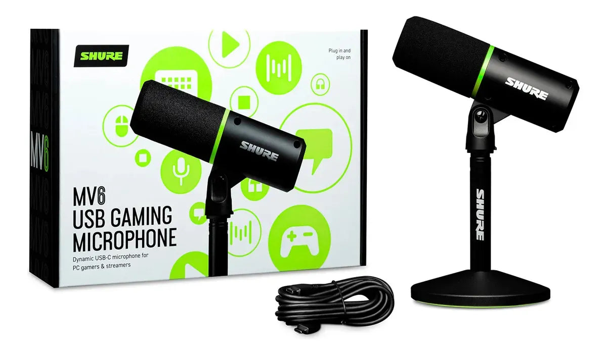 Microfono Dinamico para Gaming Shure - MV6