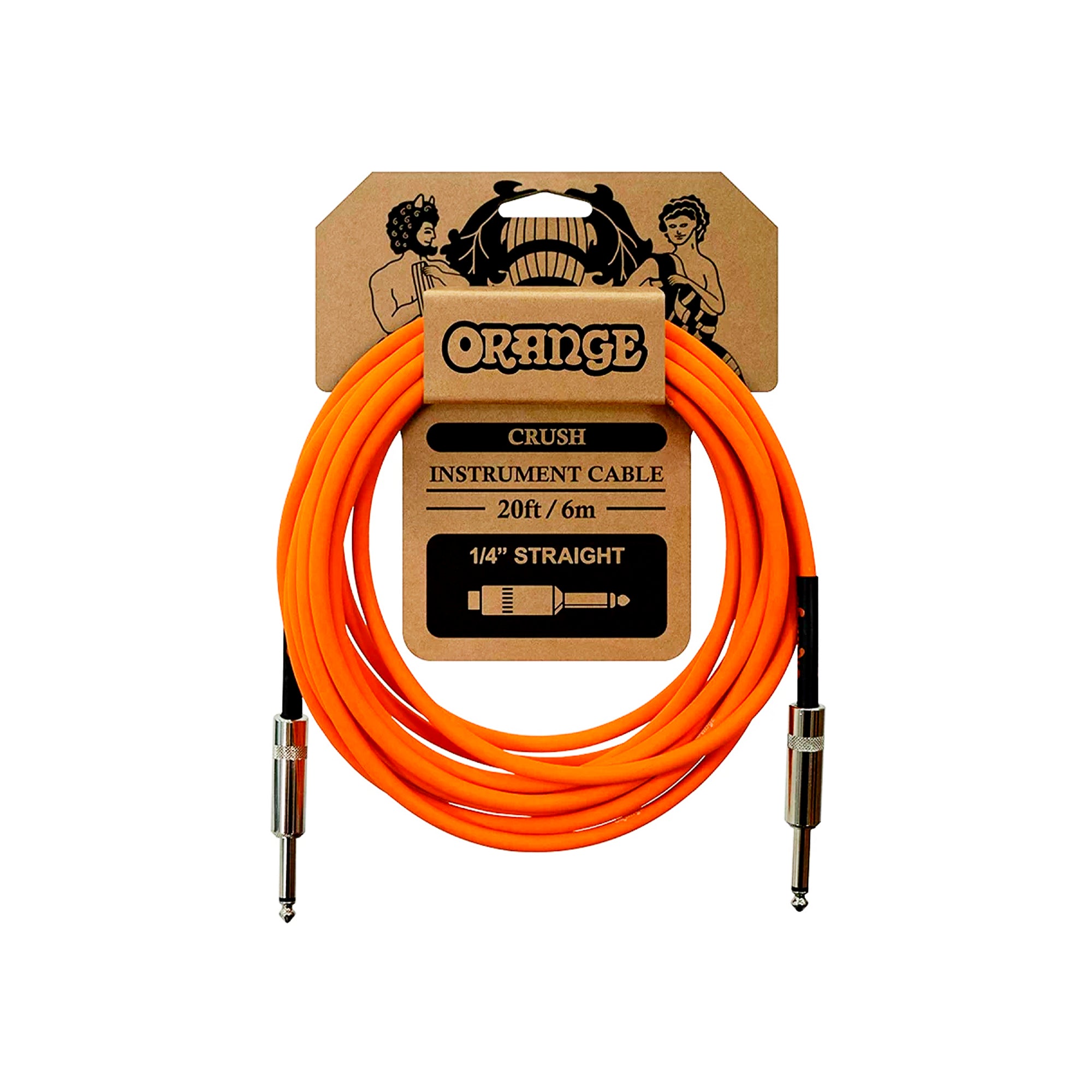 Cable de Instrumento Orange 20FT/6M Recto/Recto - CA036