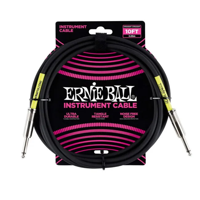 Cable para instrumento de 3m Ernie Ball - P06048 BK