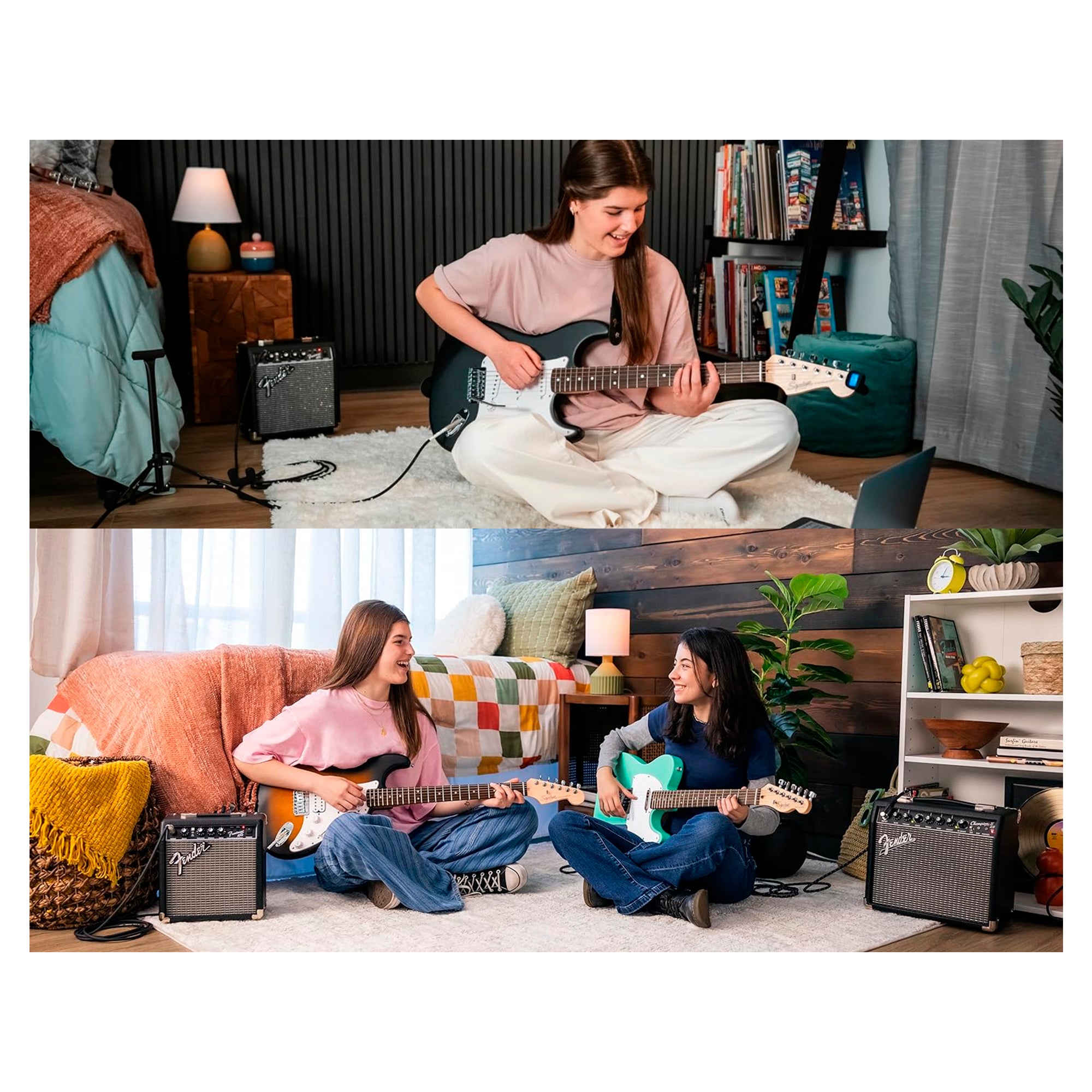 Pack Squier Debut Stratocaster Negro