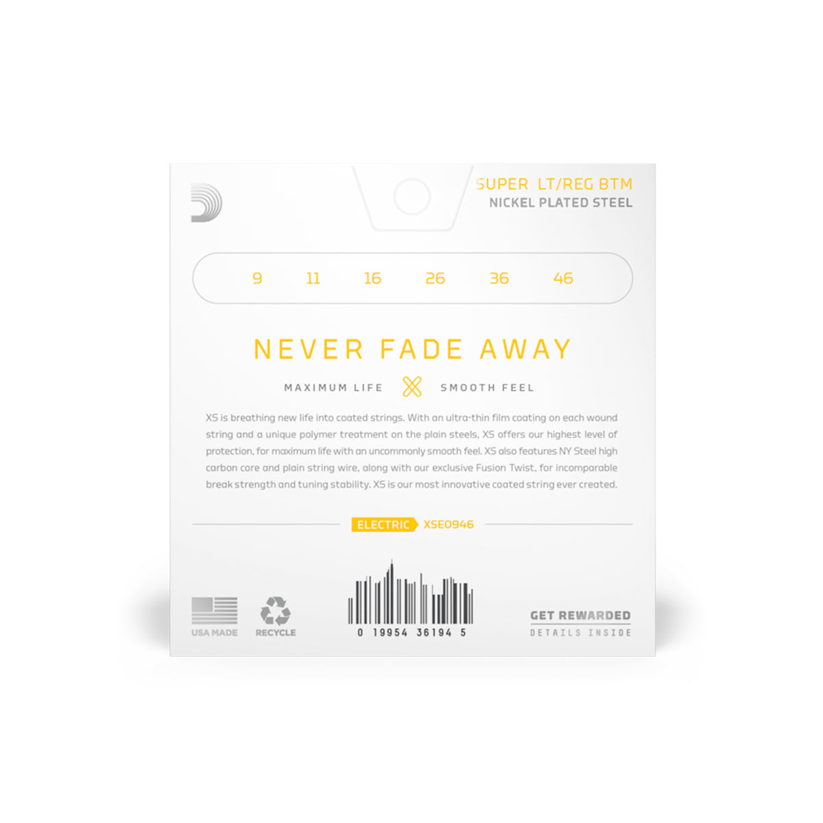 Set De Cuerdas Guitarra Electrica Daddario XS - XSE0946