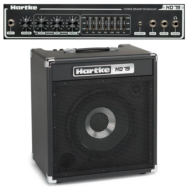 Amplificador de bajo 75W Hartke - HD75