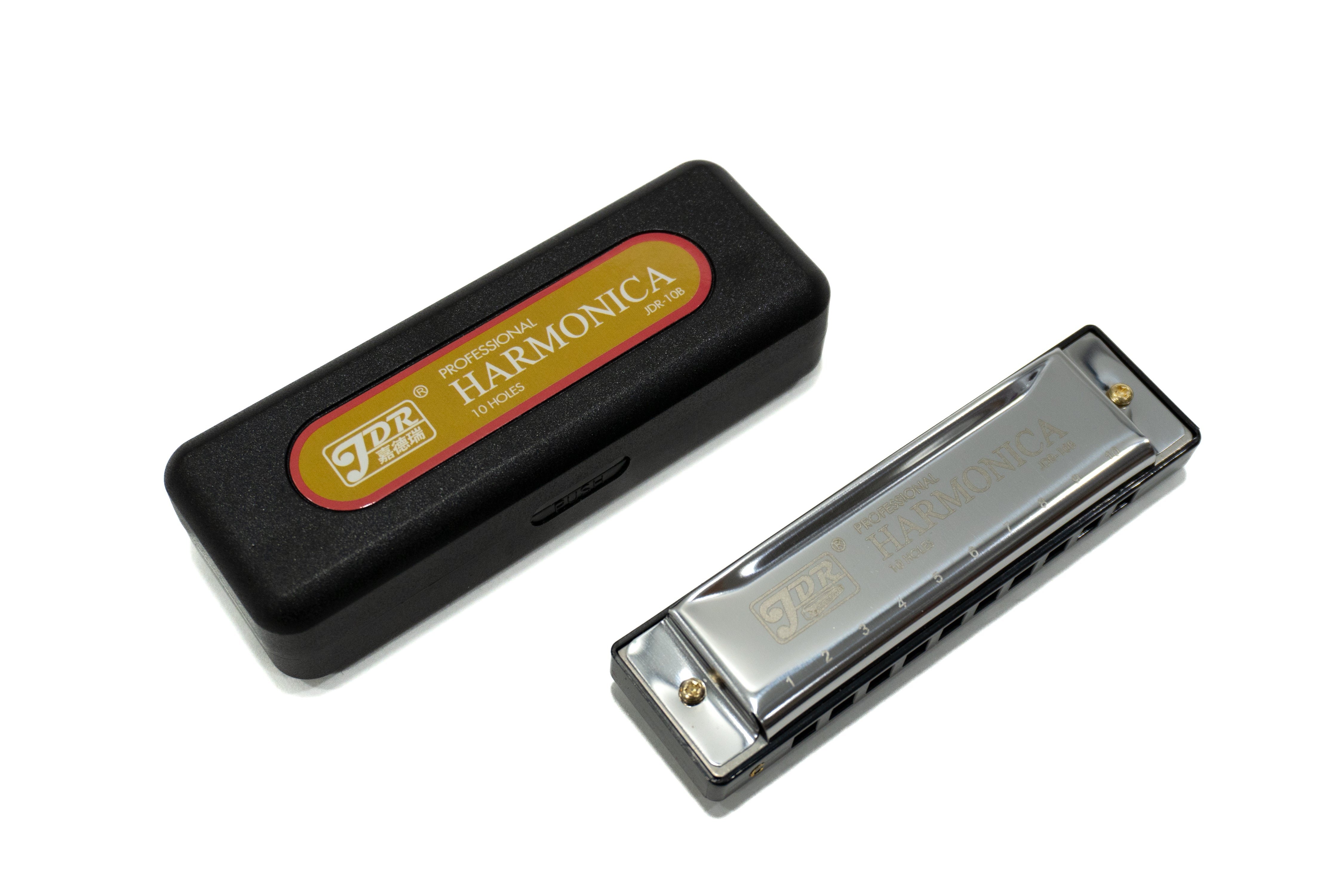 Armónica Diatónica 10 celdas C JDR - H1005 SL