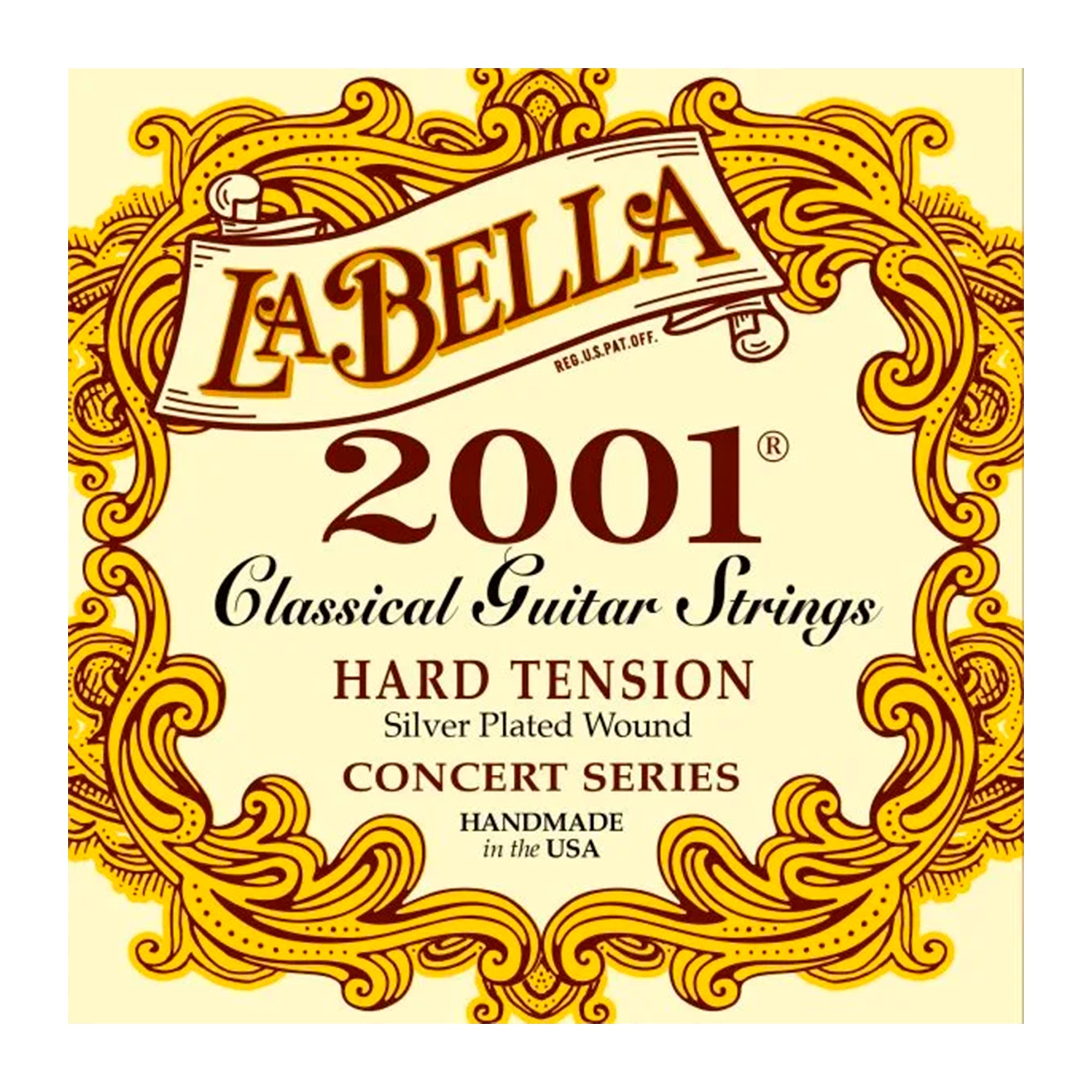 Set De Cuerdas De Guitarra Hard Tension La Bella - 2001