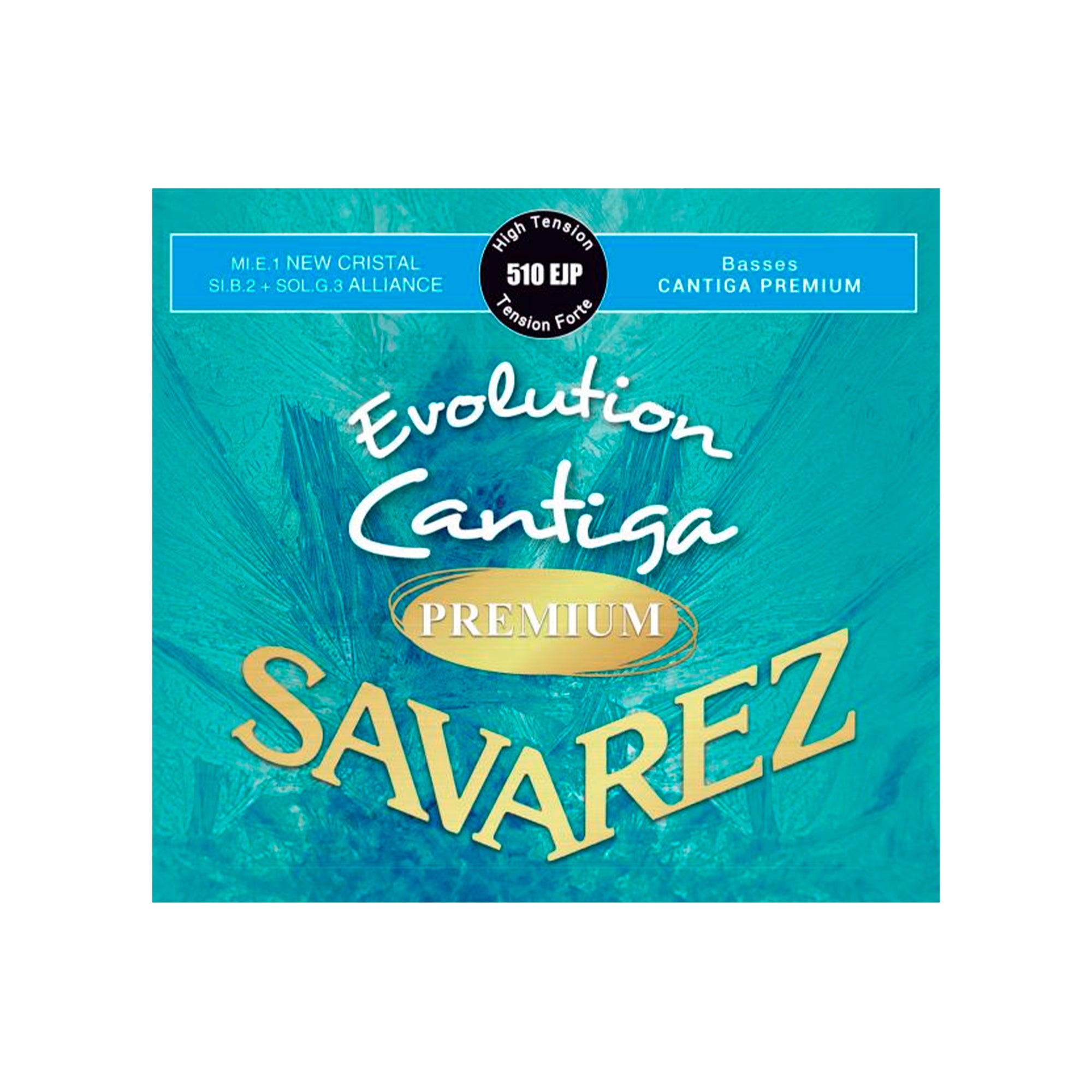 Cuerdas para Guitarra Clásica Savarez Evolution Cantiga High Tension - 510 EJP