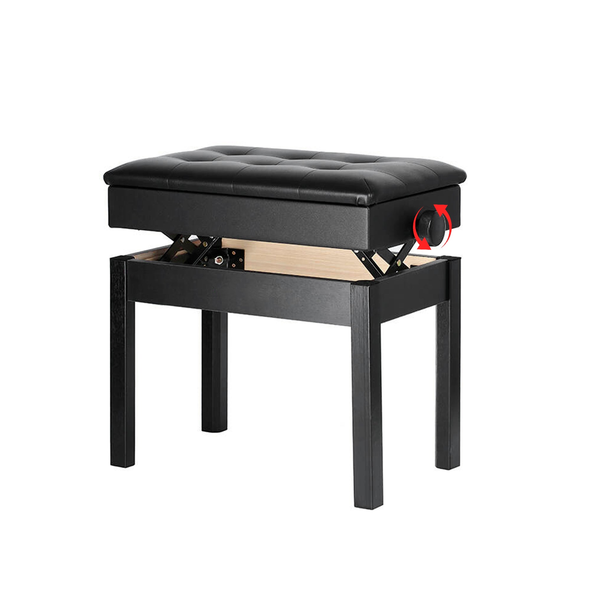 Asiento rectangular acolchado para teclado - DJ222