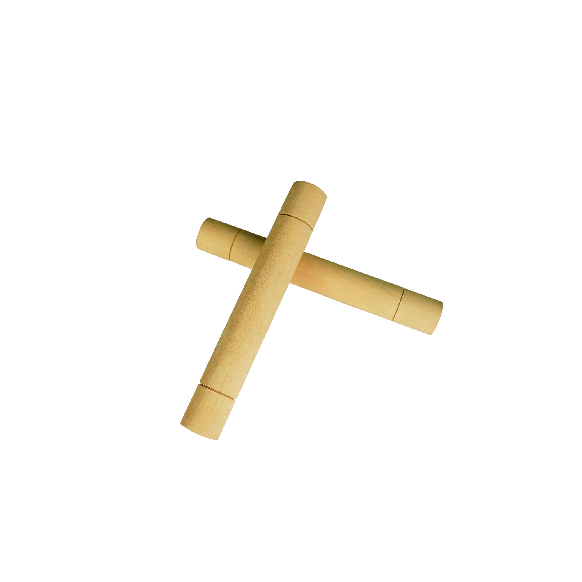 Par de claves de madera - 18 cm