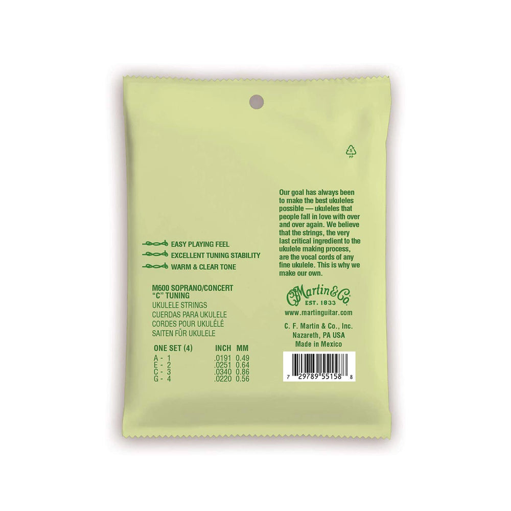 Cuerdas de Ukelele Martin & Co. - M600