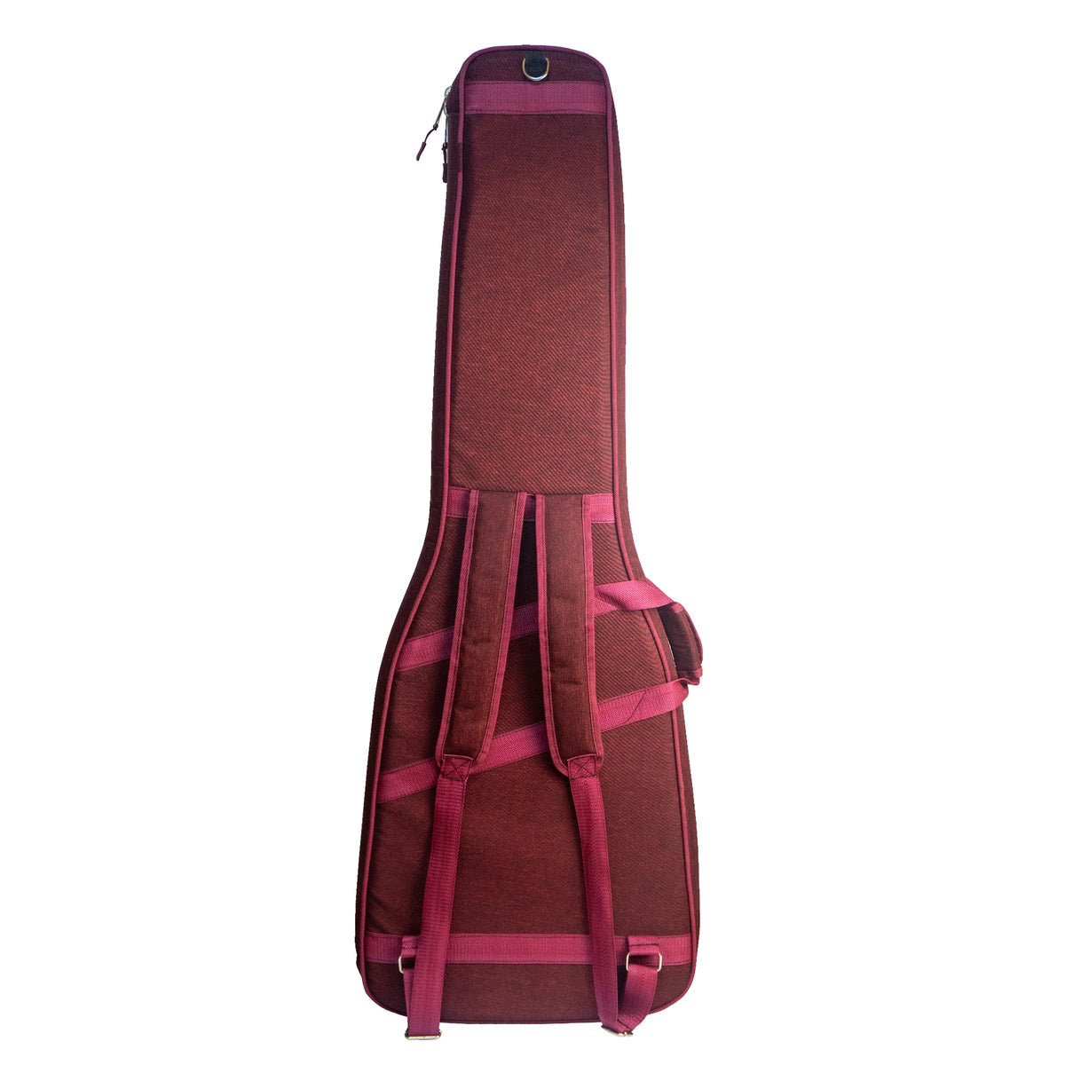 Funda triple acolchado para bajo Guinda