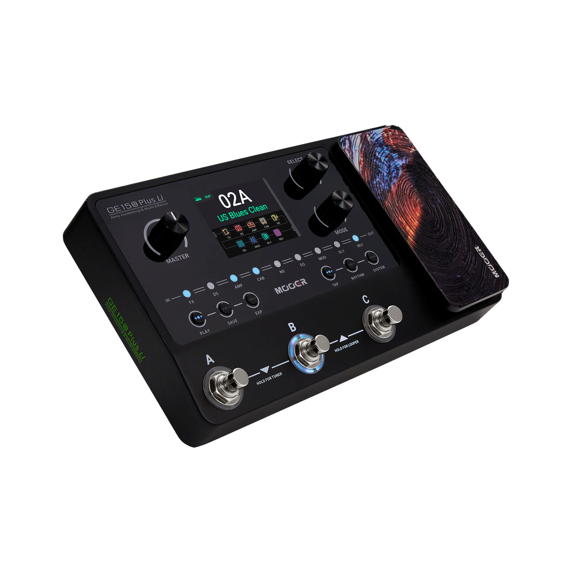 Pedalera Multiefecto con modelados Mooer - GE150 PLUS LI