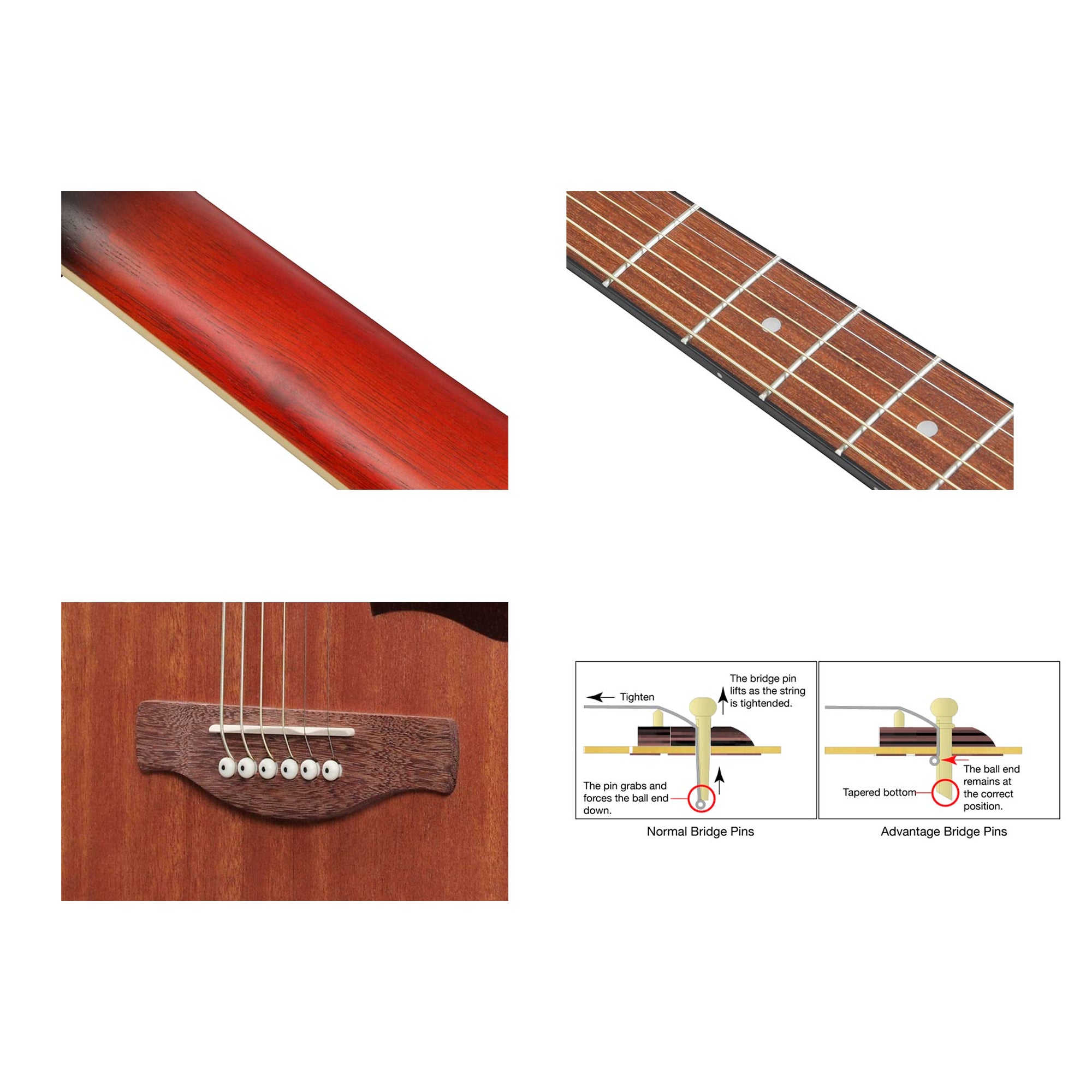 Guitarra Acústica Grand Concert Ibanez - IJVC50 NT