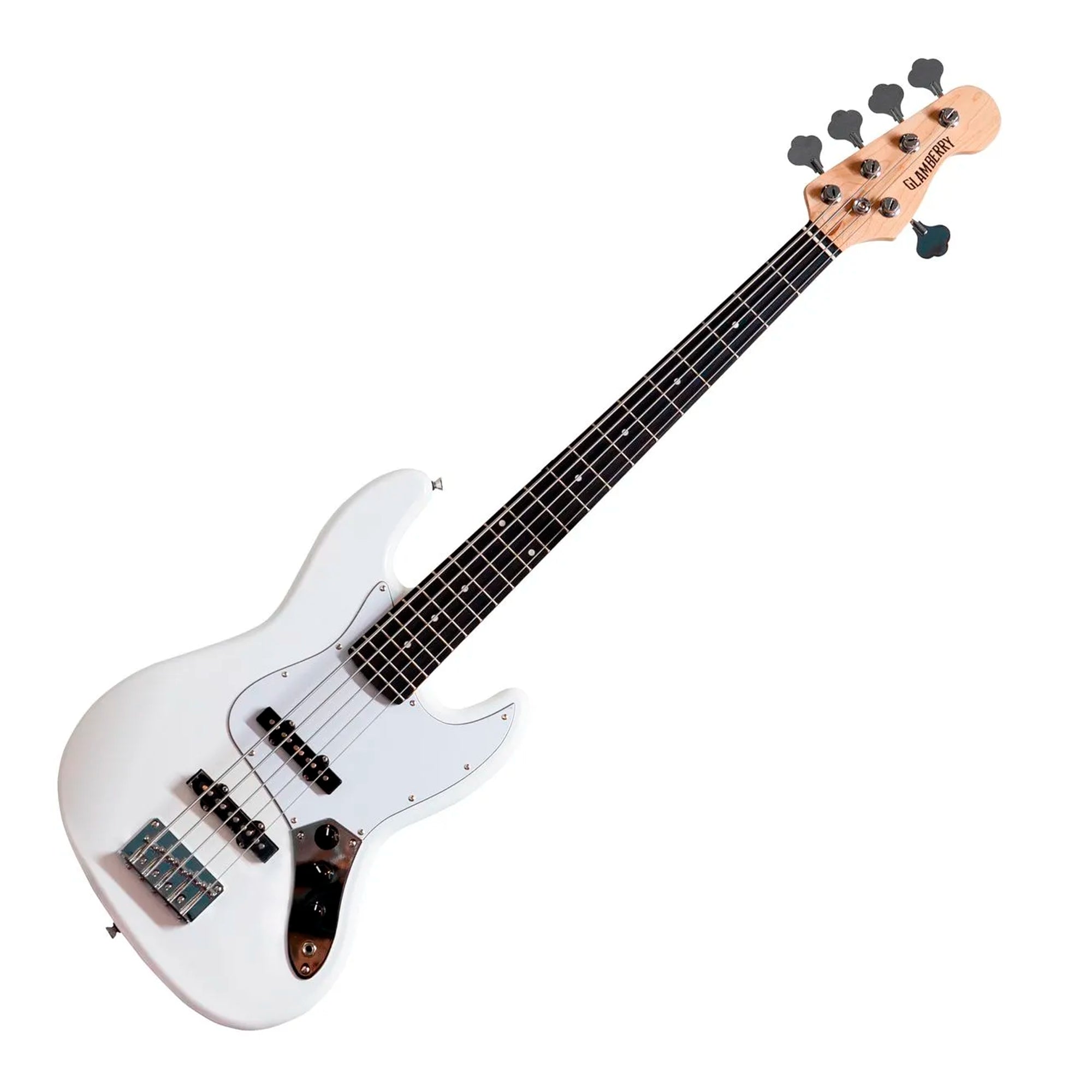 Bajo Eléctrico Glamberry - Jazz Bass V - WH