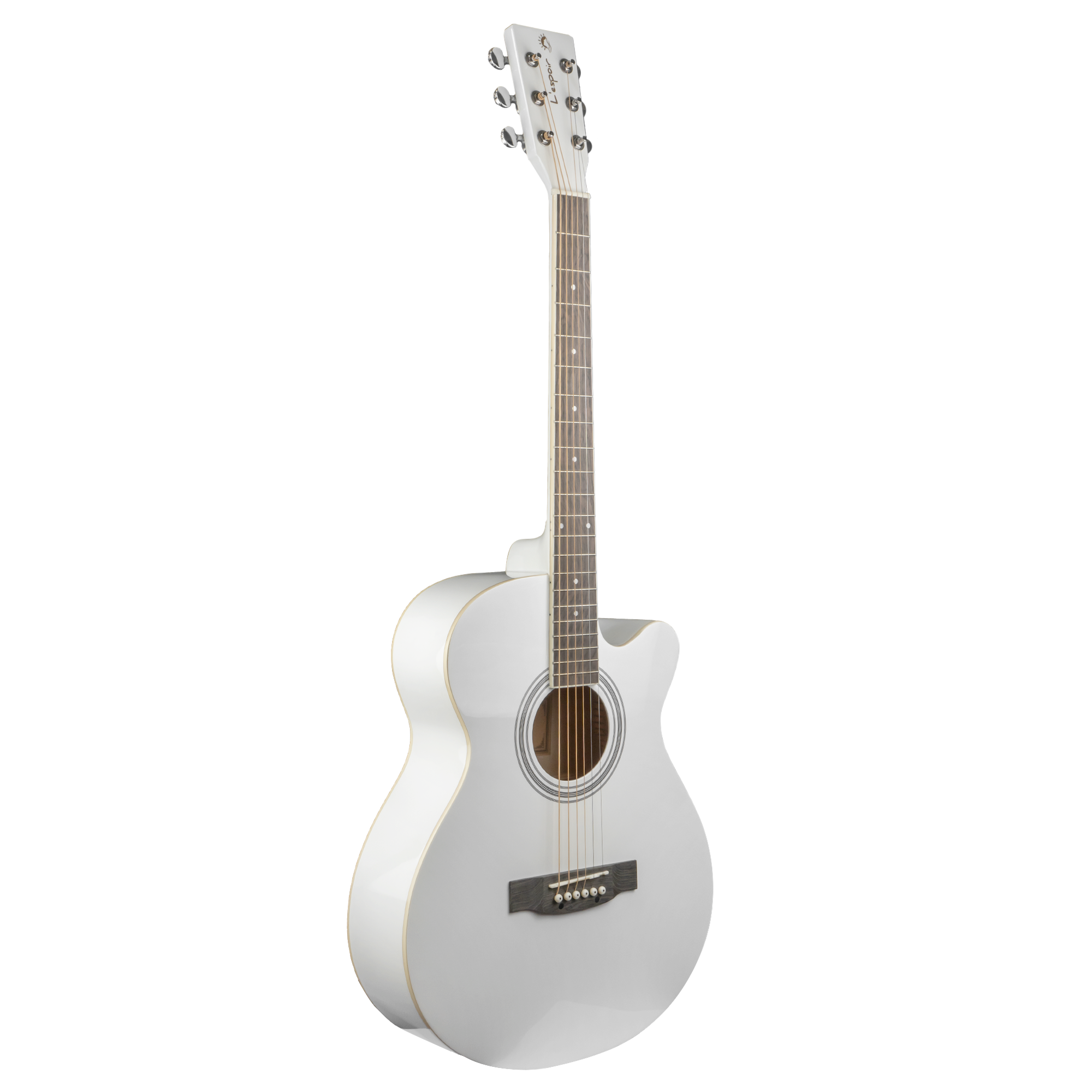 Guitarra Acústica 40" Lespoir - K-206C WH