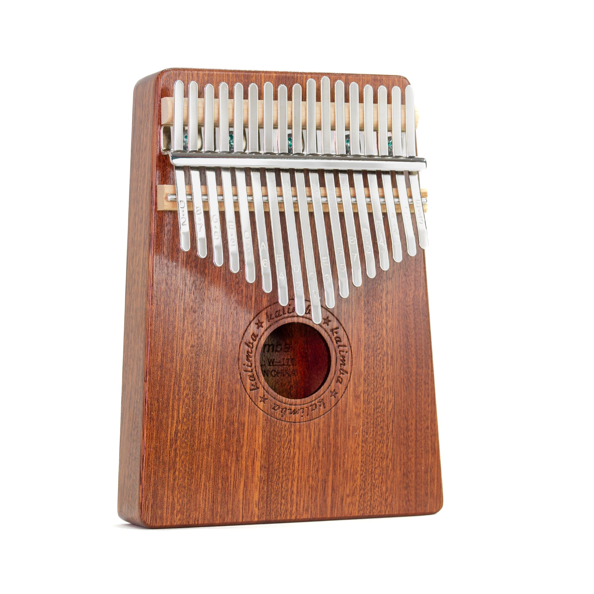 Kalimba Natural de madera de Sapele - MLB1704