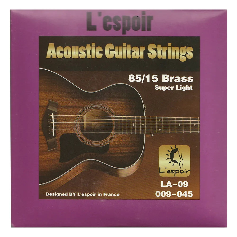Cuerdas Guitarra Acústica 9" L'espoir - LA-09