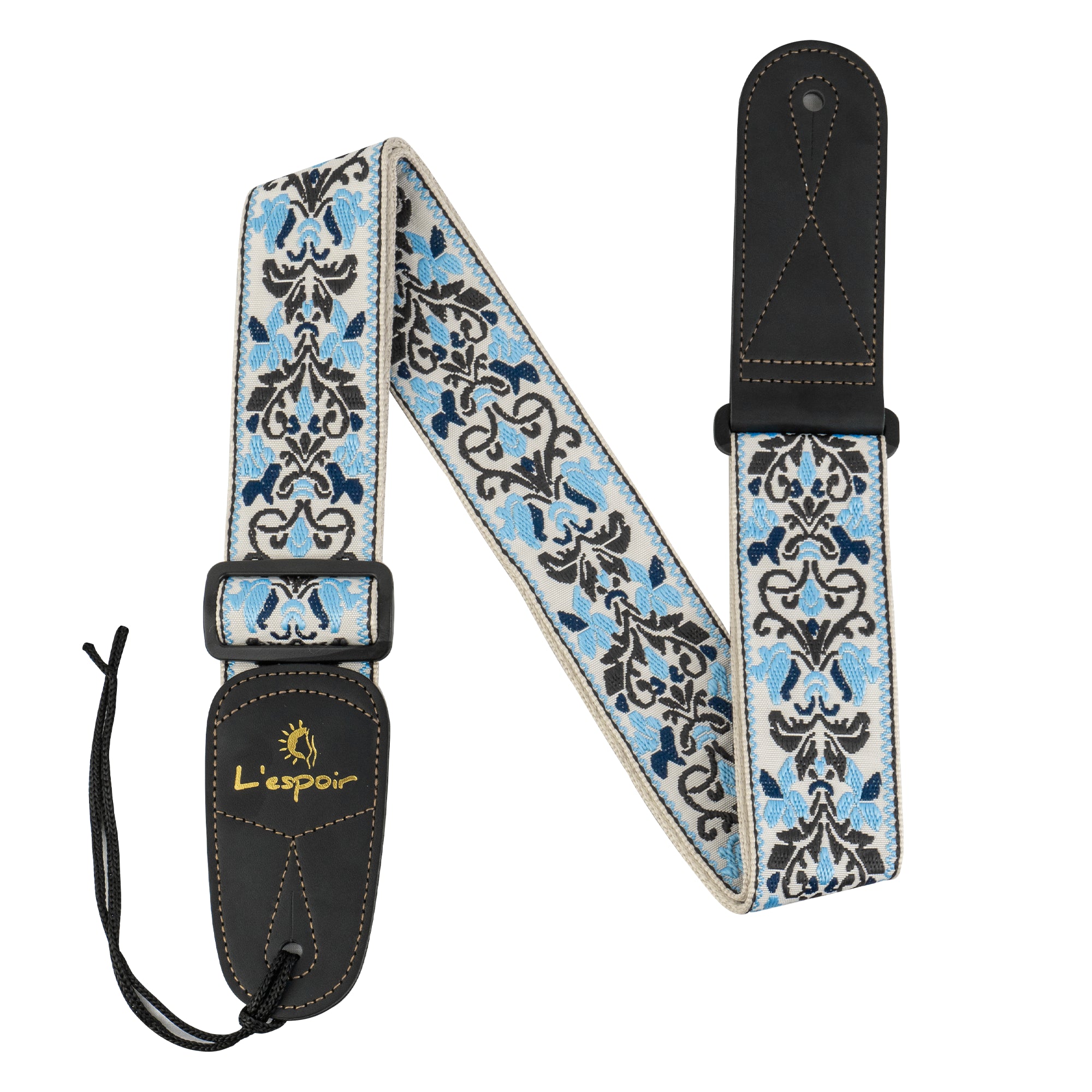 Correa para Guitarra/Bajo Lespoir color celeste