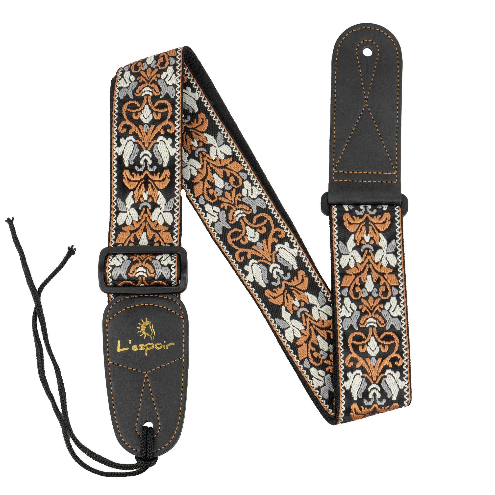 Correa para Guitarra/Bajo Lespoir color negro