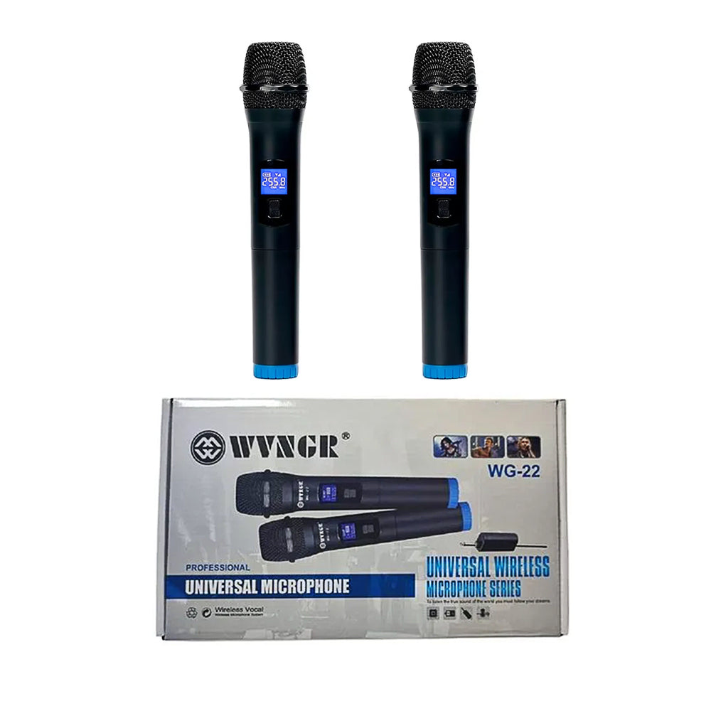 Micrófono Inalambrico Dual UHF WG-22