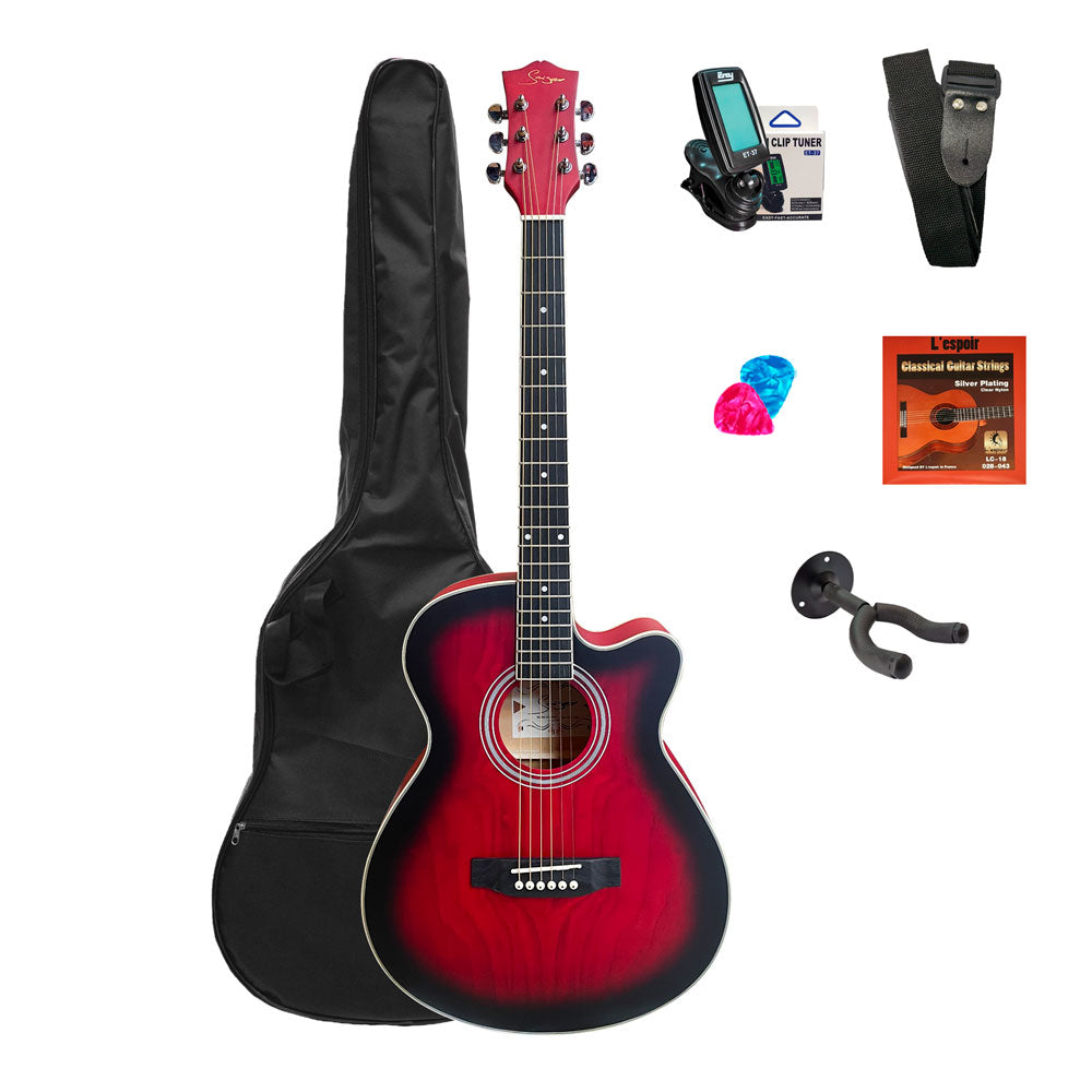 Pack Guitarra Acústica Smiger - GA-H40 TAS