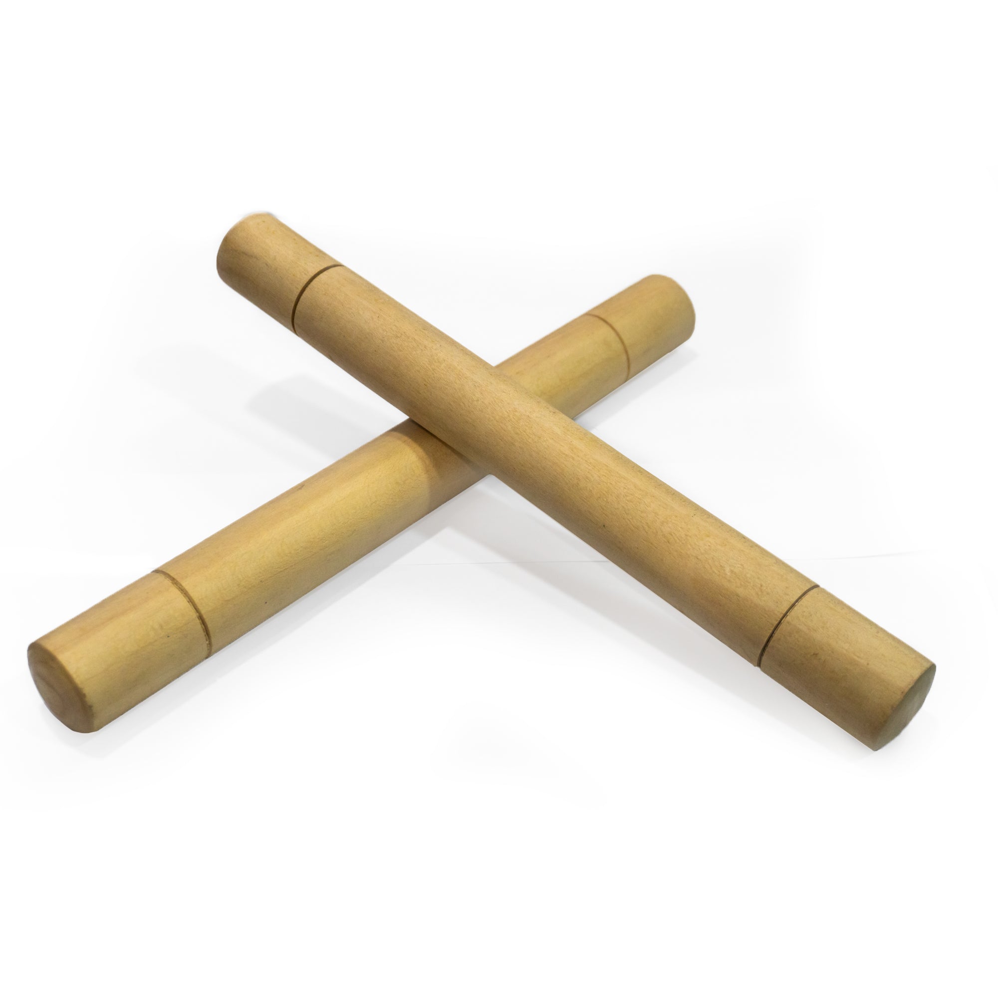 Par de claves de madera - 25 cm