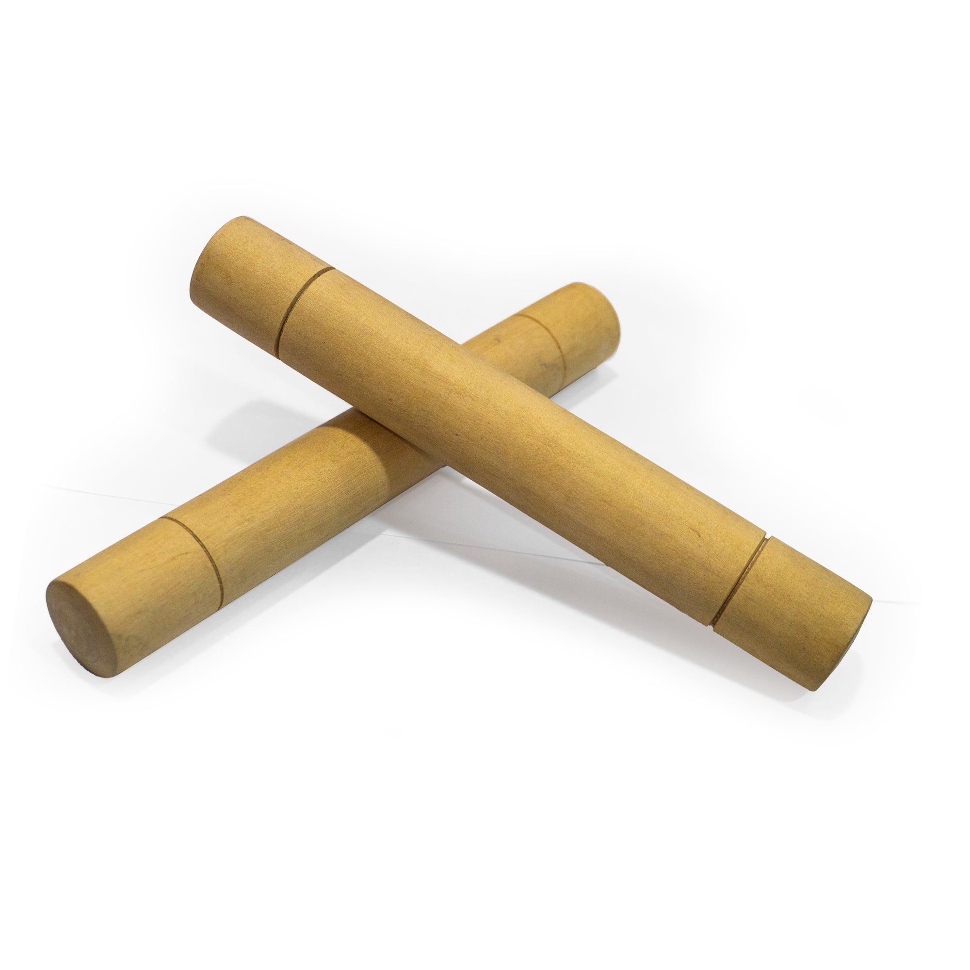 Par de claves de madera - 20 cm