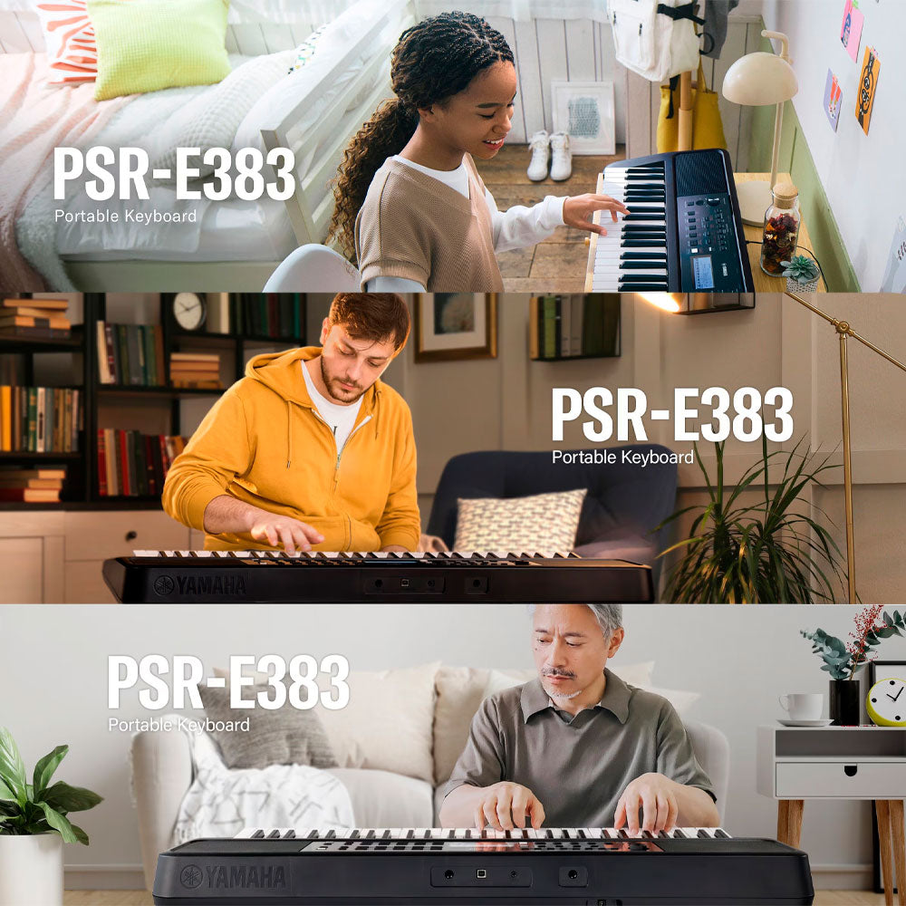 Teclado 5/8 Octavas Yamaha - PSR-E383
