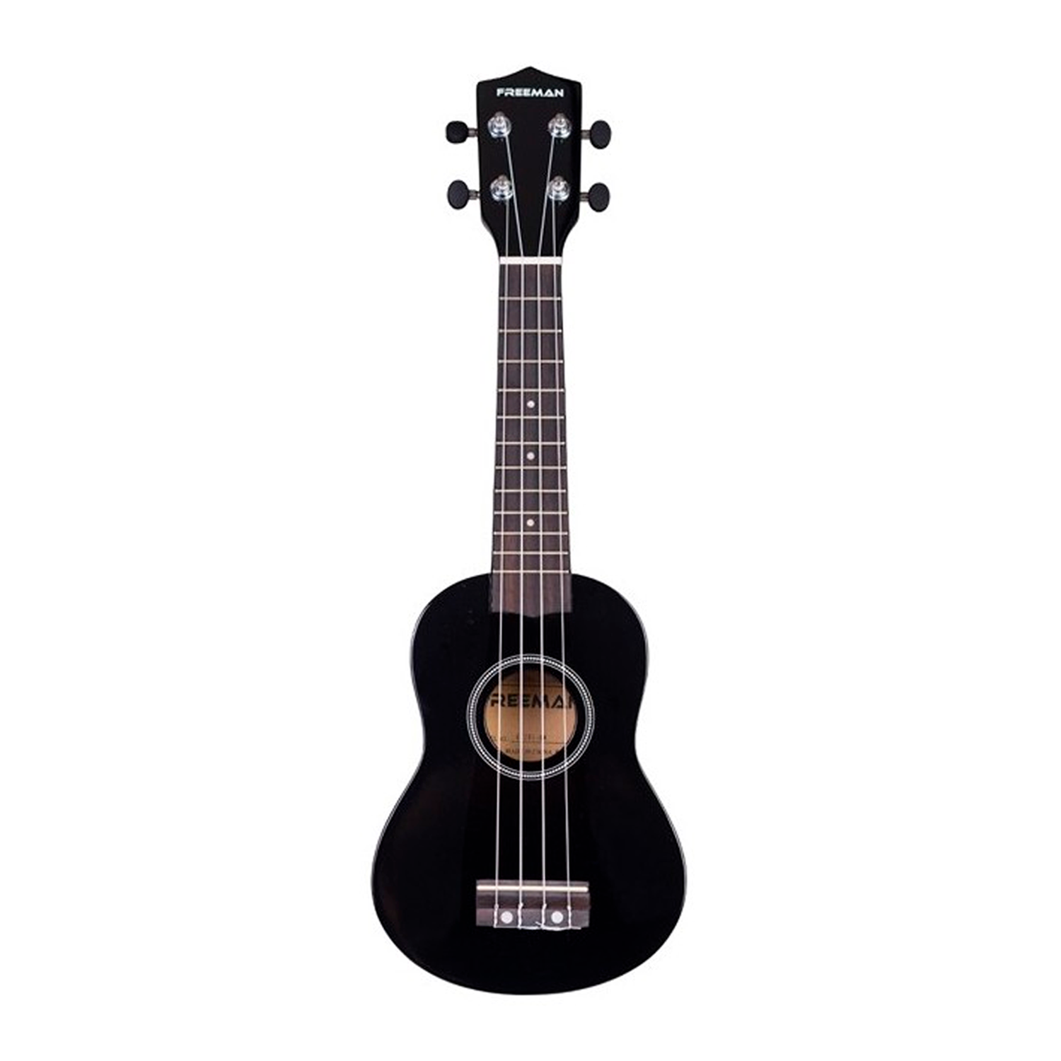 Ukelele Soprano Negro Freeman - UK201-BK