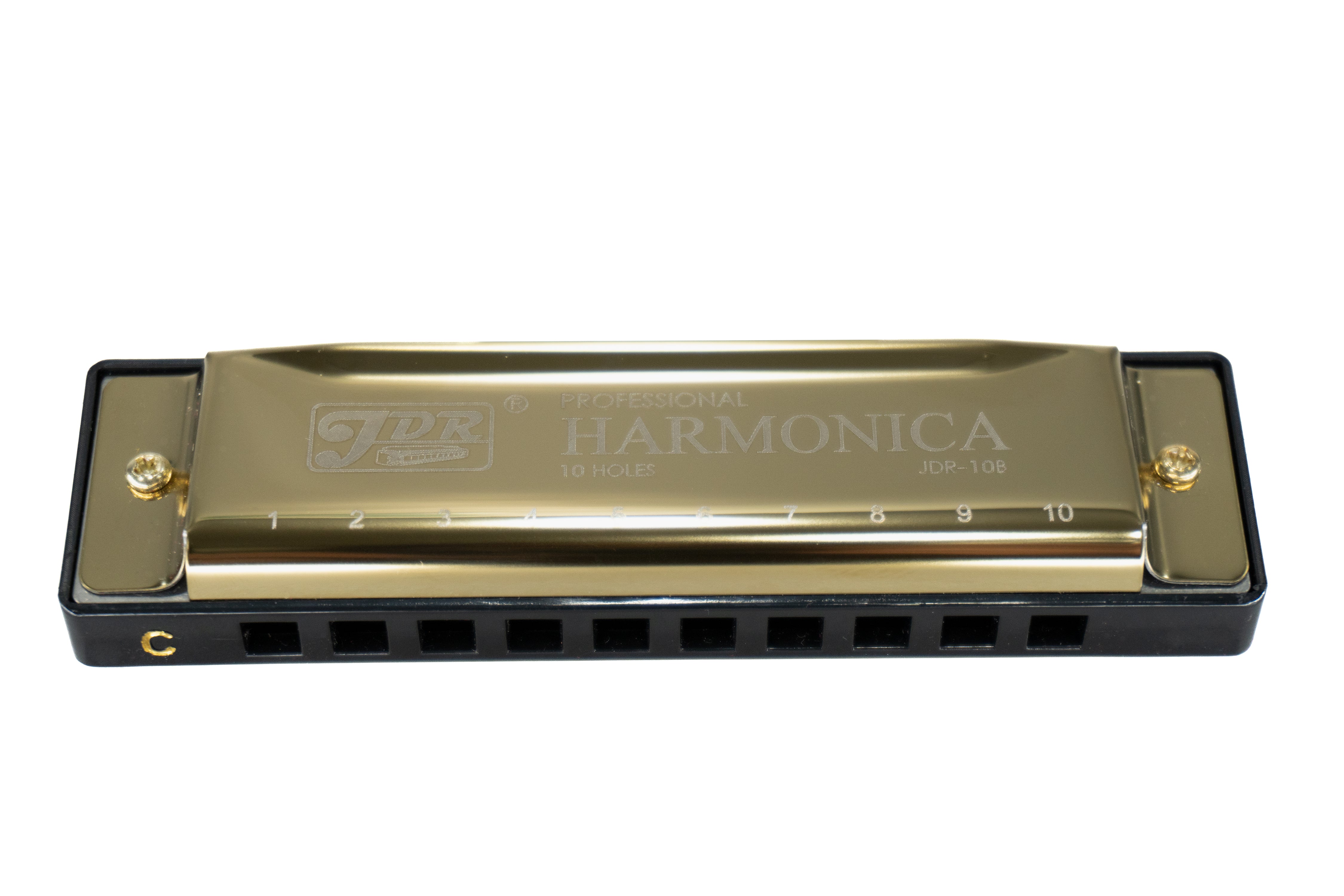 Armónica Diatónica 10 celdas C JDR - H1005 GD