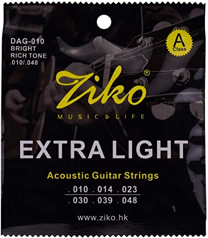 Cuerdas Guitarra Acustica Ziko  - DAG-010