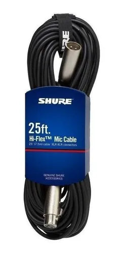 Cable para micrófono 7.5mts Shure - C25J