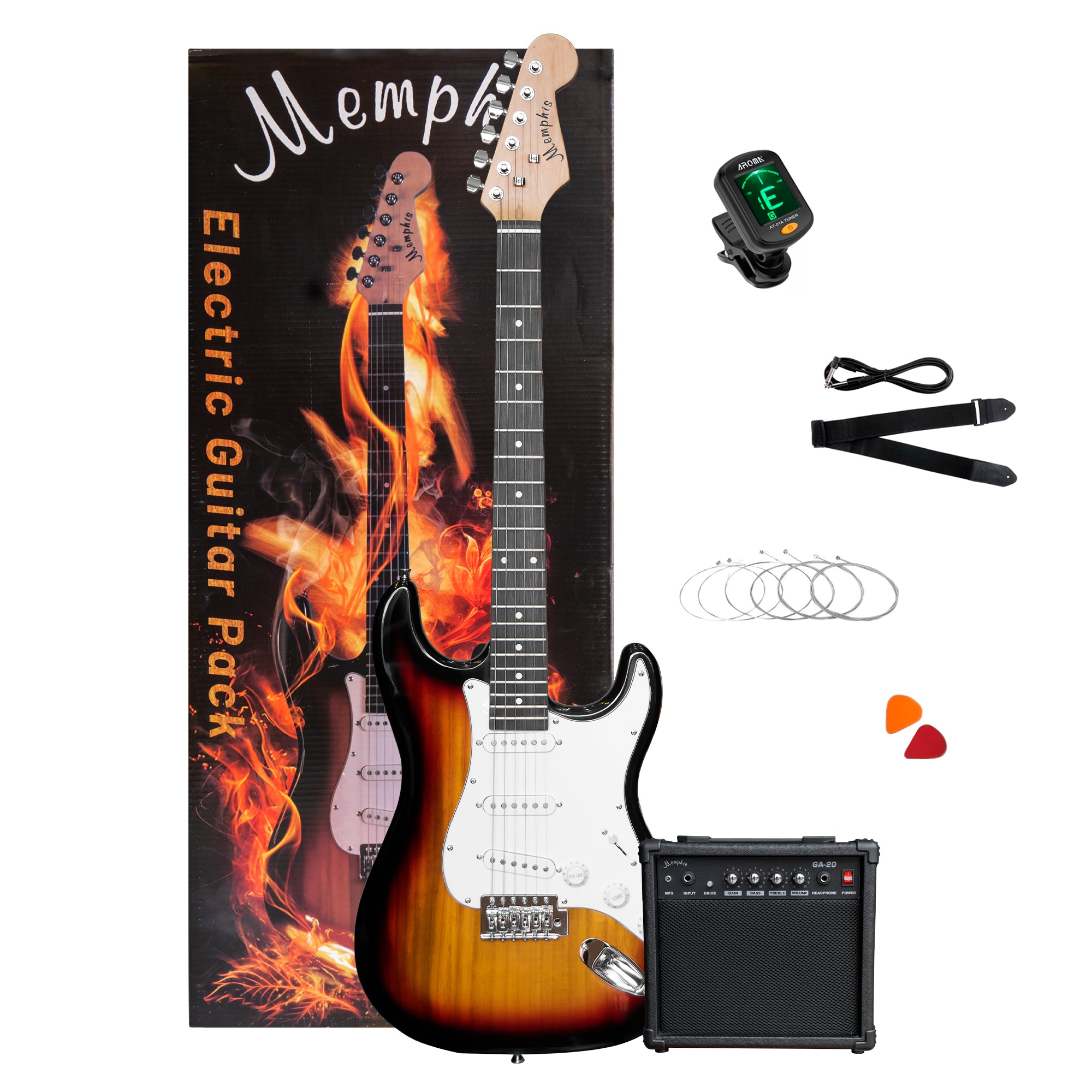Pack Guitarra Eléctrica Memphis